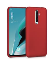 Microsonic Matte Silicone Oppo Reno 2Z Kılıf (Kırmızı)