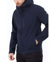 Ghassy Co Erkek Su Rüzgar Geçirmez Softshell Spor Ceket 7 Renk (Lacivert)