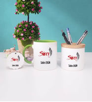 Savcı Kupa Bardak Kalemlik ve Anahtarlık İsme Özel (Model 8)