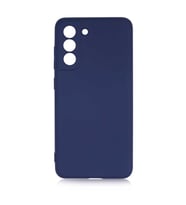 Galaxy S21 FE Kılıf Lansman Tasarım İç Yüzeyi Kadife Silikon (Lacivert)
