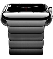 Uyumlu Model Apple Watch 38mm 40mm 41mm Kordon Baklalı Metal Kordon 1/2/3/4/5/6/se/7/8 (Siyah)