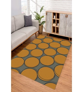 Dijital Kaymaz Taban Yıkanabilir Renkli Salon Halısı Mutfak Halısı Yolluk ND-SD-1095 (Çok Renkli)