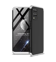 Oppo A54 4G Kılıf Kamera Korumalı 360 Tam Koruma Ays (Gri)