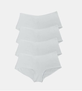 Malabadi Kadın 4 Lü Paket Modal Bato Slip Külot 1126 (Ekru)