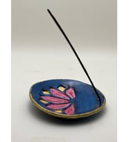 Lotus Desenli Tütsülük - hediyelik kutusunda - hediyeli (Lacivert)
