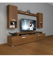 Decoraktiv Ekoflex 5da Mdf Tv Ünitesi Tv Sehpası (Ceviz)