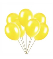 Sürpriz Uçan Balon 50 Adet (Sarı)