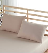 Formeya Ranforce %100 Pamuk Yastık Kılıfı 2 Adet 50*70 Kapaklı (Kahverengi)