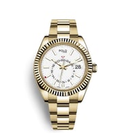 Rolex Model Çelik Kordon Erkek Kol Saati (Altın-Beyaz)