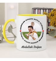 Babalar Günün Kutlu Olsun Kupa Bardak (Sarı)