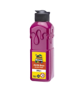 Akrilik Boya 250 Ml 1 Adet Nova Color Akrilik Boyalar 250 Ml 1 Adet (Fuşya)