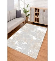 Dijital Kaymaz Taban Yıkanabilir Renkli Salon Halısı Mutfak Halısı Yolluk ND-SD-314 (Krem)