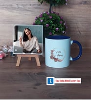 Doğum Günü Hediyesi İsme Özel Fotoğraflı Dekoratif Taş, Kupa Bardak Beyaz Hediye (Model 3)