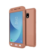 Microsonic Samsung Galaxy J5 Pro Kılıf Double Dip 360 Protective (Rose)