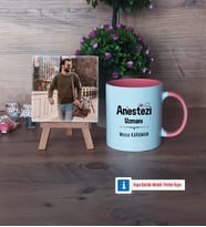 Anestezi Uzmanı Fotoğraflı Dekoratif Taş, Kupa Bardak Beyaz Hediye (Model 6)