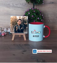 Eczacı Fotoğraflı Dekoratif Taş, Kupa Bardak Beyaz HediyeEczacıya Hediye Eczacılar Günü Hediyesi (Model 2)