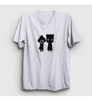 Presmono Unisex Sarı Six And Mono Little Nightmares T-Shirt 160153tt (Beyaz)