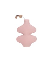 Livava Mokko Seramik Vazo, 20X12 (Pembe)