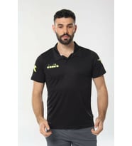 Diadora Nacce Erkek Polo Yakalı T-Shirt - 1TSR06 (Siyah)