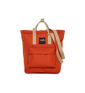 BAGMORİ Fermuarlı Kolon Askılı Sırt Çantası (Kiremit)