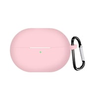 Microsonic Huawei FreeBuds Pro 3 Kılıf Askılı Mat Silikon Siyah (Pembe)