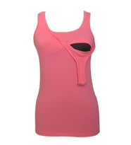 LuvmaBelly  Maternity 1501_1530 Pamuklu Lohusa Emzirme Atleti (10 Renk Mevcut) (Pembe)