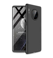 Huawei Mate 30 Lite Uyumlu GKK Kılıf 360 Derece Tam Koruma (Siyah)