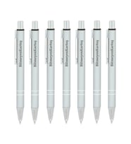 BK Gift Firmalara Özel İsimli Silver Metal Tükenmez Kalem (Farklı Adet Seçenekleriyle), Promosyon Kalem, Toptan Kalem (Model 3)