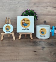 Kadın Öğretmene Hediye Hediye Seti Kupa Bardak T Kulplu, Dekoratif Taş, Anahtarlık Öğretmenler Günü Hediyesi (Model 3)