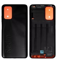 Xiaomi Redmi 9T Uyumlu Arka Pil Batarya Kapağı M2010J19SG M2010J19SY (Siyah)