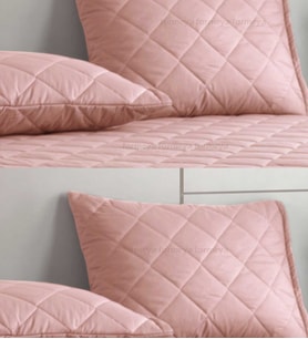 Formeya Alez 4 Adet %100 Pamuk Yastık Koruyucu Alez (Pembe)