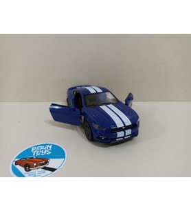 2015 Ford Mustang GT Metal Model Oyuncak Araba 13 Cm ( ÖZEL PLAKALI ) (Mavi)