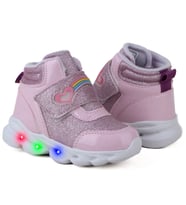 Vojo Rainbow Rahat Taban Cırtlı Işıklı Kız Çocuk Botu
