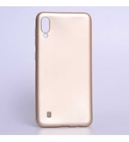 Samsung Galaxy M10 Kılıf Soft Mat Premier Case (Gold)