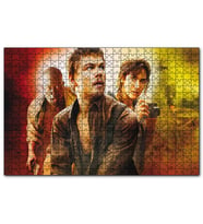 Cakapuzzle Kanlı Elmas Leo ve Jennifer Afiş  Puzzle Yapboz MDF (Ahşap) (1000 Parça)