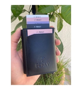 PENLY ERKEK MEKANİZMALI&EKSTRA KART ALAN ORJİNAL HAKİKİ DERİ CÜZDAN 6 RENK (Siyah)