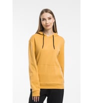 Süperlife Kadın Kapşonlu Regular Fit İnce Sweatshirt spr21k55 (Hardal)