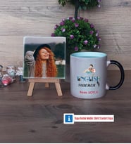 İngilizce Öğretmeni Fotoğraflı Dekoratif Taş, Kupa Bardak Beyaz Hediye Öğretmen Günü Hediyesi (Model 9)