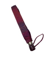 Snotline-April Bayan Şemsiye Otomatik Açılır 10Telli Kapalı Boyut 40 Cm 95 Cm Çap Yeşil Ekose (Bordo)
