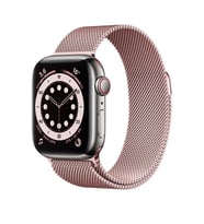 Apple Watch 10/11 42mm-38/40/41mm Kordon Milano Loop Metal Kordon 2/3/4/5/6/se/7 (Rose)