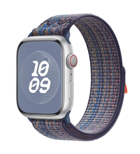 Microsonic Apple Watch Series 6 44mm Kordon Terra Sport Loop Yeşil (Mor)