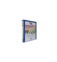 Evrak Sunum Tanıtım Firma Klasörü A4 Pvc 3 cm 4 Halkalı 250 Yaprak Kapasiteli Ring Binder File 27,5x32 cm (Mavi)