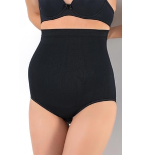 DoReMi Yüksek Bel Çıtçıtlı Hamile Slip (Siyah)