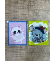 7X5 CM 2 ADET ŞEFFAF NAYLON SMİLE SURATLAR ARMA YAMA APLİKE DİKİŞ AKSESUARI (Pembe)