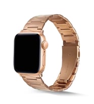 Apple Watch Kordon 42mm 44mm Kordon Z Model Metal Kordon (Rose)