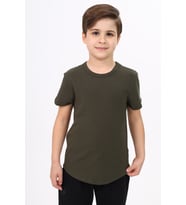 Toontoy Erkek Çocuk Baskılı Tişört (Haki)
