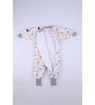 Begisa 2-8 Yaş Kalın Elyaf Dolgulu 2.5 Tog Premium Kalite Çocuk Uyku Tulumu 23504 (Gri)