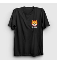 Presmono Unisex Beyaz Shiba Inu Bitcoin T-Shirt 264301tt (Siyah)
