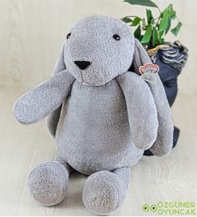 Özgüner Uyku Arkadaşım 45 cm Pelüş Tavşan (Gri)