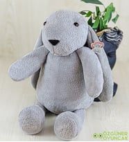Özgüner Uyku Arkadaşım 45 cm Pelüş Tavşan (Gri)